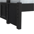 Brooklyn Kids Twin Over Full Bunk with Ladder 3PC Bedroom Set in Charcoal