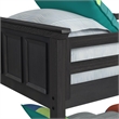 Brooklyn Kids Twin Over Full Bunk with Ladder 5PC Bedroom Set in Charcoal