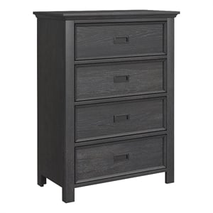 Brooklyn Kids 4-Drawer Chest in Charcoal