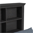 Brooklyn Kids Full Bookcase 3PC Bedroom Set in Charcoal