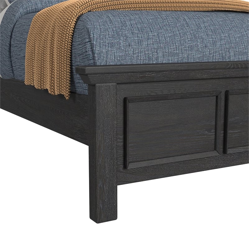Brooklyn Kids Full Bookcase 3PC Bedroom Set in Charcoal