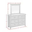 Brooklyn Kids Full Bookcase 5PC Bedroom Set in Charcoal