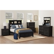 Brooklyn Kids 2-Drawer Nightstand with USB in Charcoal
