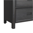 Brooklyn Kids 2-Drawer Nightstand with USB in Charcoal