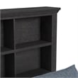 Brooklyn Kids Twin Bookcase 3PC Bedroom Set in Charcoal