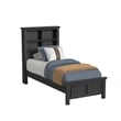 Brooklyn Kids Twin Bookcase 3PC Bedroom Set in Charcoal