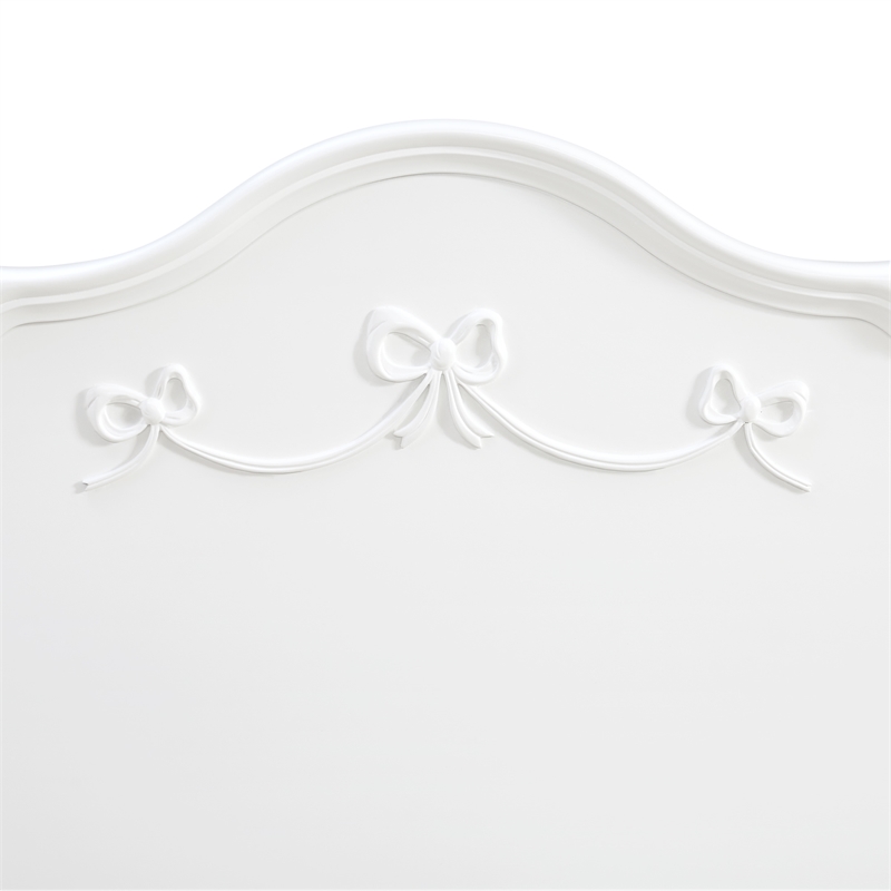 Annie Crib with Guardrails in White