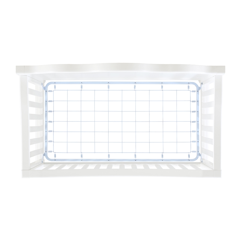 Annie Crib with Guardrails in White