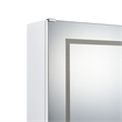 Picket House Furnishings Alberta  Floor Mirror With Storage in White
