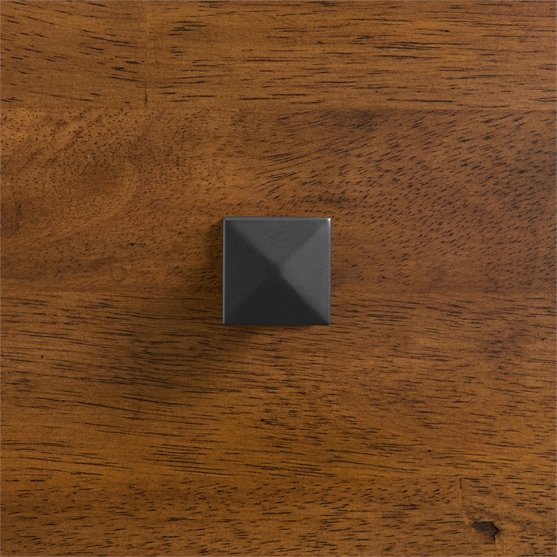 Joseph Queen Sleigh Storage Bed in Chestnut