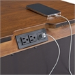Joseph Queen Sleigh Storage 3PC Bedroom Set in Chestnut