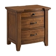 Joseph Queen Sleigh Storage 3PC Bedroom Set in Chestnut