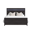 Picket House Furnishings Chett King Bed with LED in Black