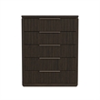 Picket House Furnishings Sutton 5-Drawer Chest in Dark Brown