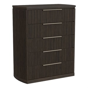Picket House Furnishings Sutton 5-Drawer Chest in Dark Brown