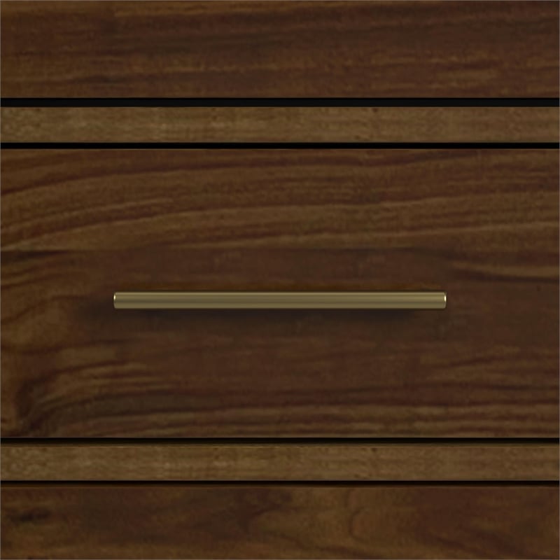Picket House Furnishings Riley Solid Wood 6-Drawer Bedroom Dresser in Walnut