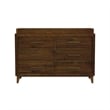 Picket House Furnishings Riley Solid Wood Dresser and Topper in Walnut