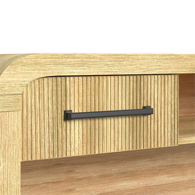 Picket House Furnishings Woodridge Dressing Table and Mirror in Natural