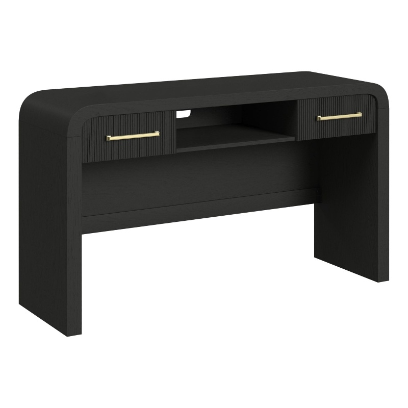 Picket House Furnishings Woodridge Dressing Table in Black with Grain