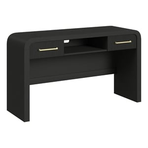 Picket House Furnishings Woodridge Dressing Table in Black with Grain