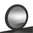 Picket House Furnishings Woodridge Dressing Table and Mirror in Black with Grain
