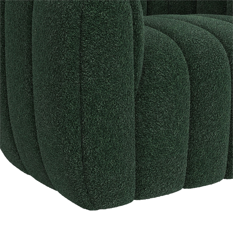 Picket House Furnishings Stacy Swivel Chair in Ching Hunter Green