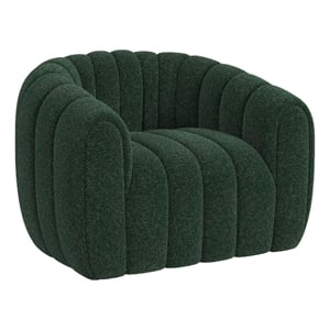 Picket House Furnishings Stacy Swivel Chair in Ching Hunter Green