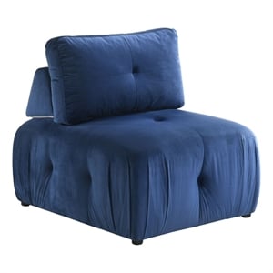 Picket House Furnishings Aubrey Modular Chair in Marine Dark Blue