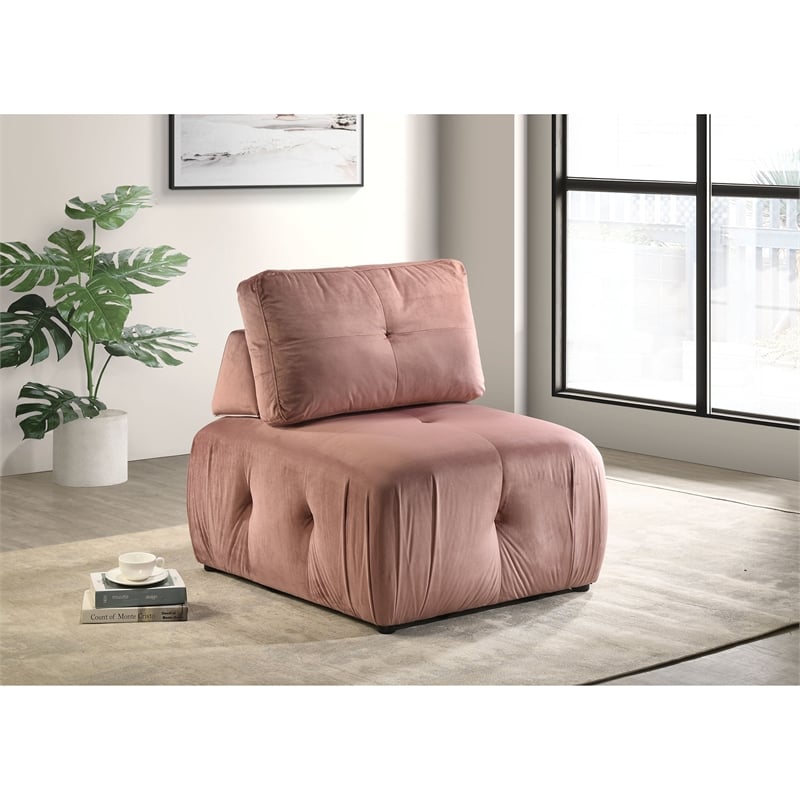 Picket House Furnishings Aubrey Modular Chair in Marine Rose