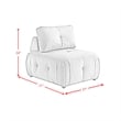 Picket House Furnishings Aubrey Modular Chair in Marine Cream