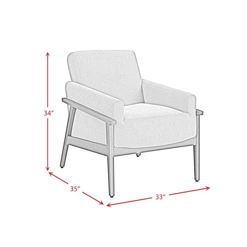 Picket House Furnishings Donna Chair in Langley Cocoa