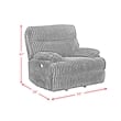 Picket House Furnishings Merrick Motion Recliner in Masis Black