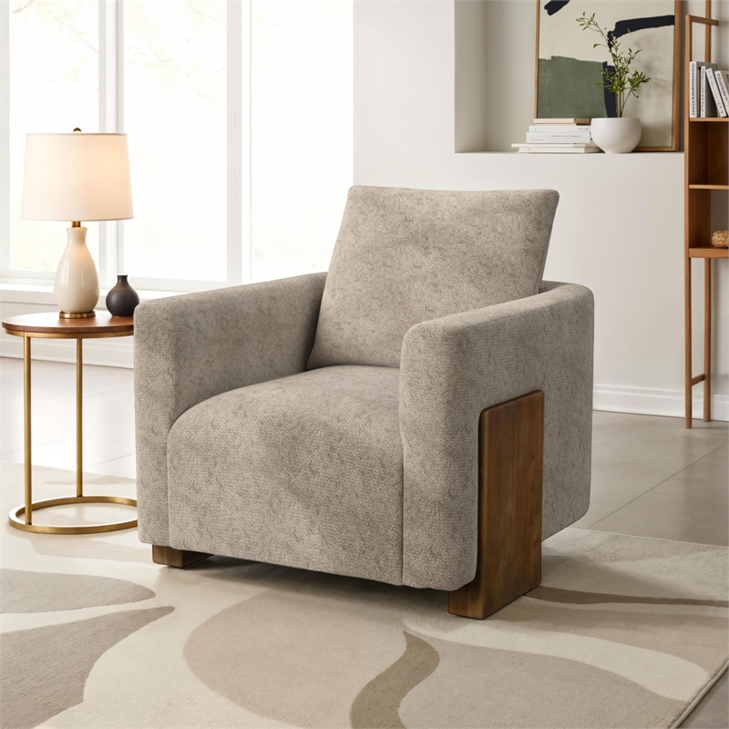 Picket House Furnishings Ruth Accent Chair in Bama Toast