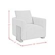 Picket House Furnishings Ruth Accent Chair in Bama Toast