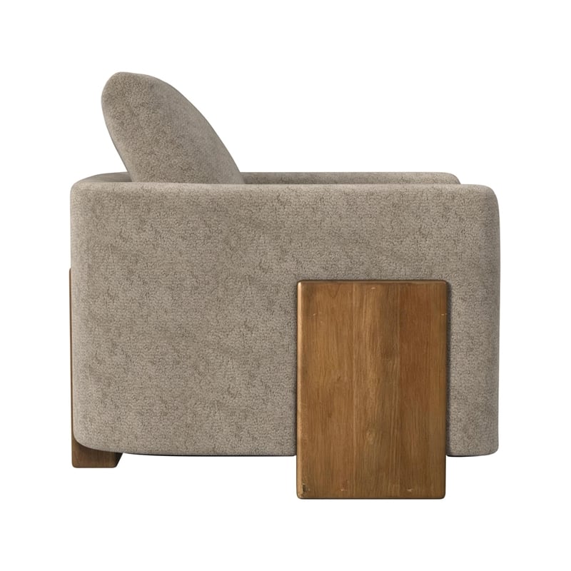 Picket House Furnishings Ruth Accent Chair in Bama Toast