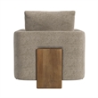 Picket House Furnishings Ruth Accent Chair in Bama Toast