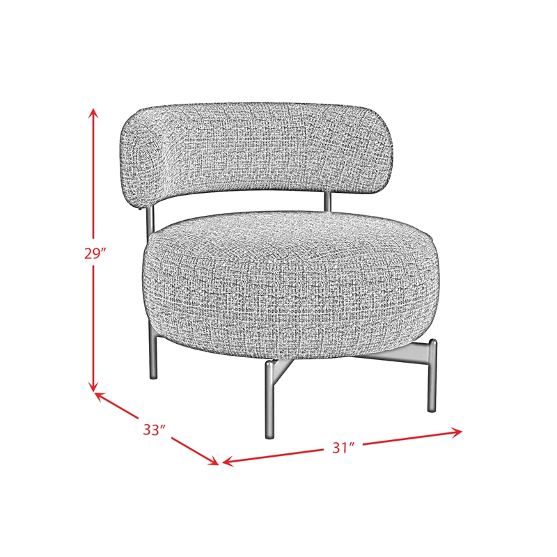 Picket House Furnishings Rita Swivel Chair in Heron Black