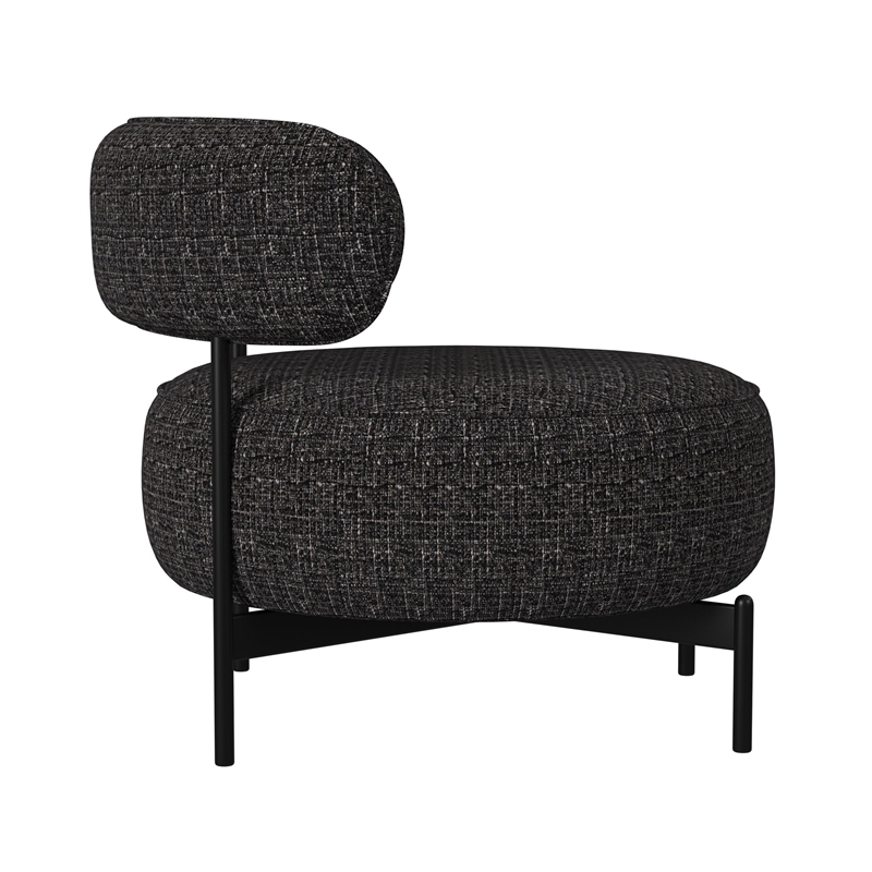 Picket House Furnishings Rita Swivel Chair in Heron Black