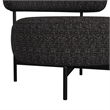 Picket House Furnishings Rita Swivel Chair in Heron Black