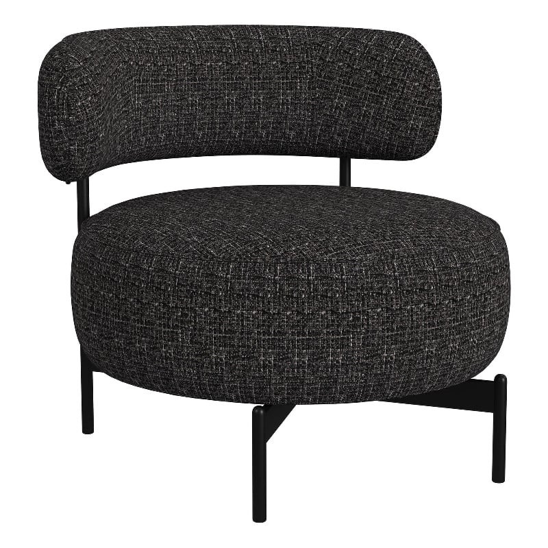 Picket House Furnishings Rita Swivel Chair in Heron Black