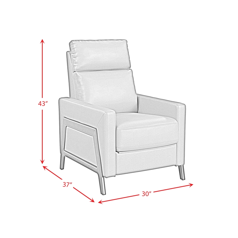 Picket House Furnishings Continental P2 Recliner in Pebble Tan