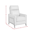 Picket House Furnishings Continental P2 Recliner in Pebble Tan