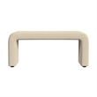 Picket House Furnishings Canyon Bench With 2 Stools in Ching Cream