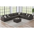 Picket House Furnishings Harleigh Storage Ottoman in Palmer Plus Ash