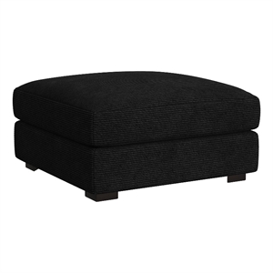 Picket House Furnishings Mesa Modular Ottoman in Steno Black