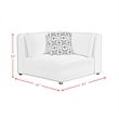 Picket House Furnishings Frida Modular Corner - Olefin Beige
