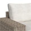Picket House Furnishings Flora  Swivel Chair - Natural and Olefin Beige