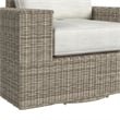 Picket House Furnishings Flora  Swivel Chair - Natural and Olefin Beige