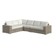 Picket House Furnishings Flora  4PC Conversion Set in Natural and Olefin Beige