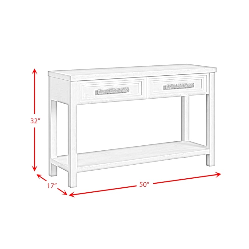 Picket House Furnishings Rhiannon  Sofa Table in Antique White
